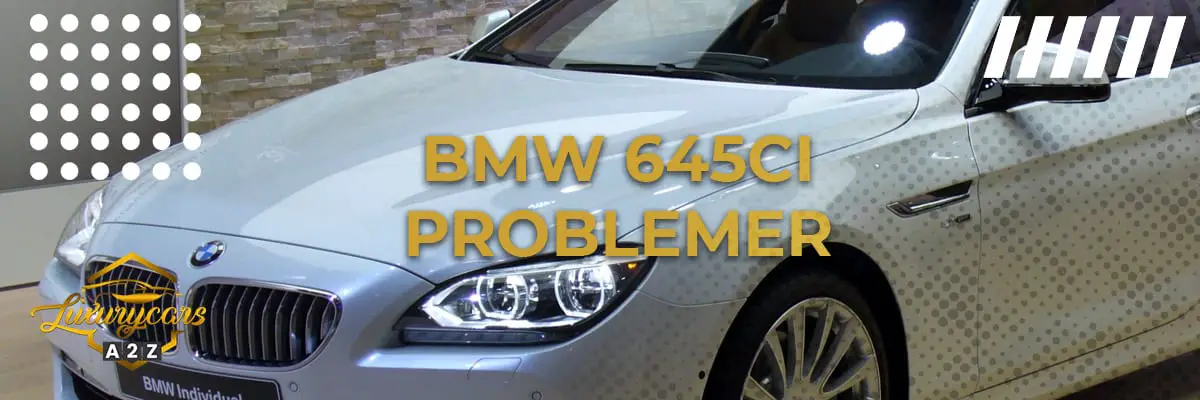 BMW 645ci Problemer