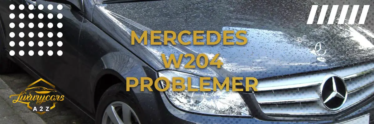 Mercedes W204 problemer