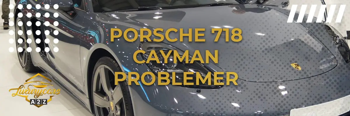 Porsche 718 Cayman problemer & feil