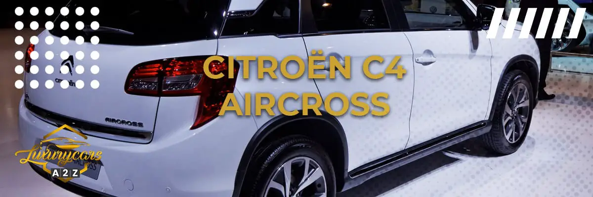 Er Citroën C4 Aircross en god bil?